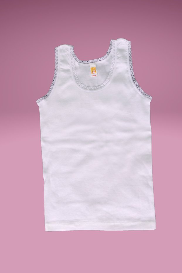 100% Cotton,p.ribana Children's Lace Camisole Tank Top