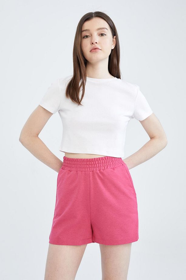 Regular Fit Basic Şort - 1
