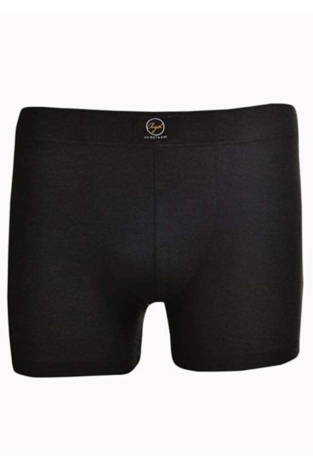 بوكسر أساسي من الليكرا باللون الأسود للرجال مكون من 3 قطع - 2