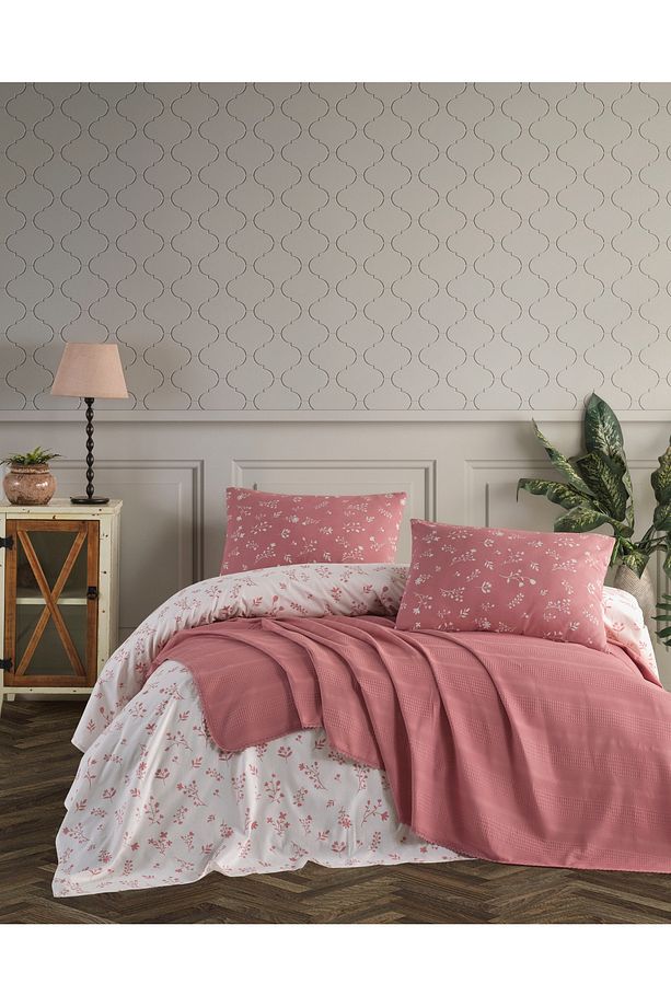 Blush Tek Kişilik Pike Takımı - 1