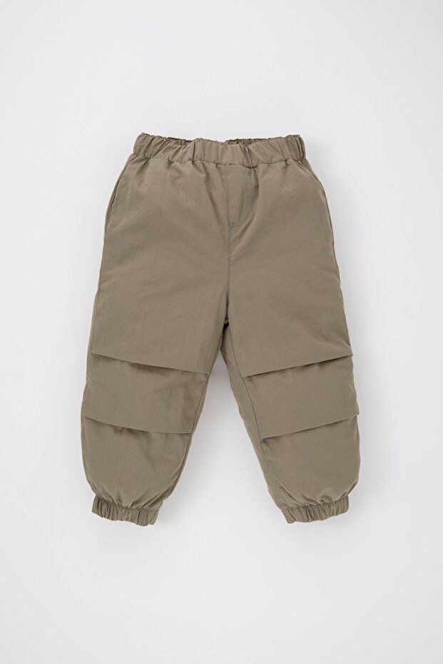 Baby Boy Elastic Waisted Parachute Pants