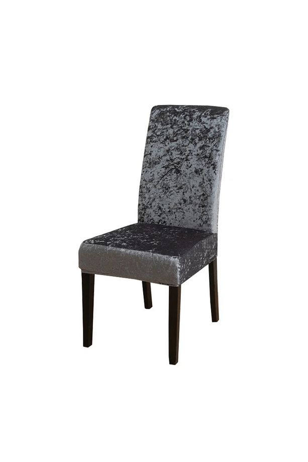 Kadife Sandalye Kılıfı. Kaliteli Sandalye Örtüsü 6adet - 5