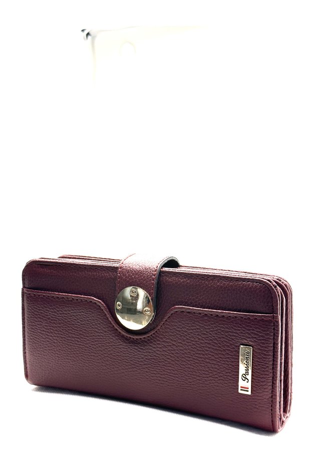 Special Design Women's Wallet with Magnet, Multi-Eye Zipper, Plenty of Card Holders and Coin Compartments