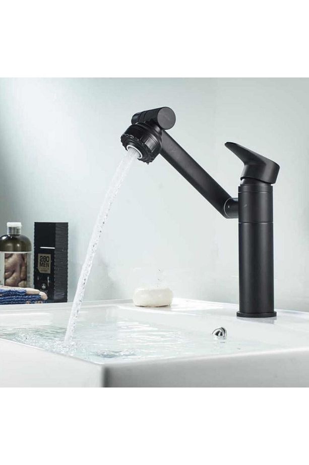 Çok Fonksiyonlu Robot Siyah Lavabo Bataryası - 1