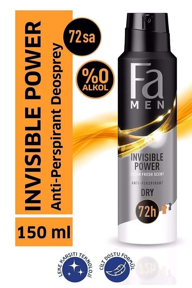 Fa Deodorant Men Invisible Power 150ml - 1