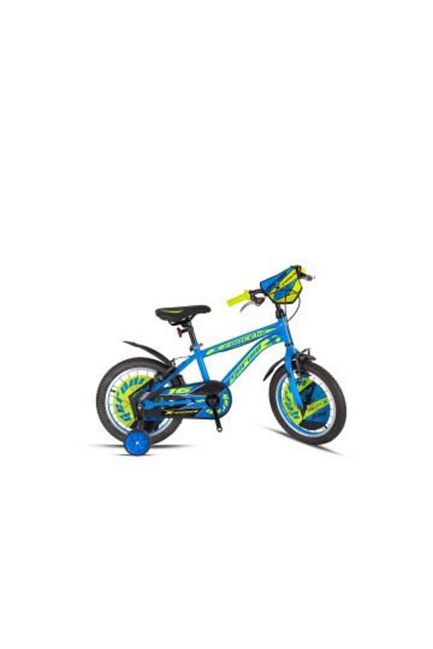 Geroni X-FORCE - 16 MTB - 10' - Vitessiz - V.B. - Mavi-Neon Sarı- - 1