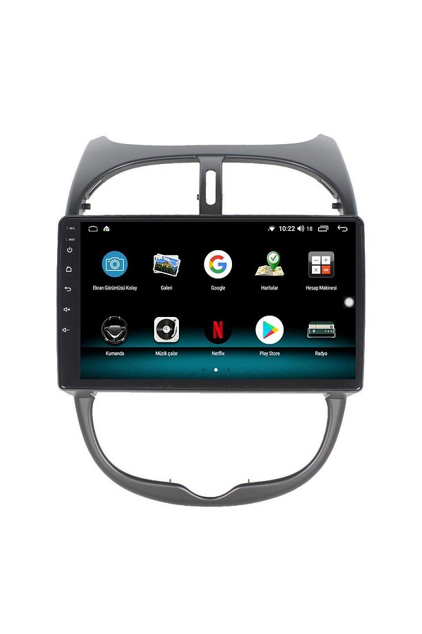 PEUGEOT 206 ANDROİD 13 MULTİMEDYA CARPLAY 4GB RAM+64GB HDD 2002-2010 NAVİGASYON EKRAN - 4