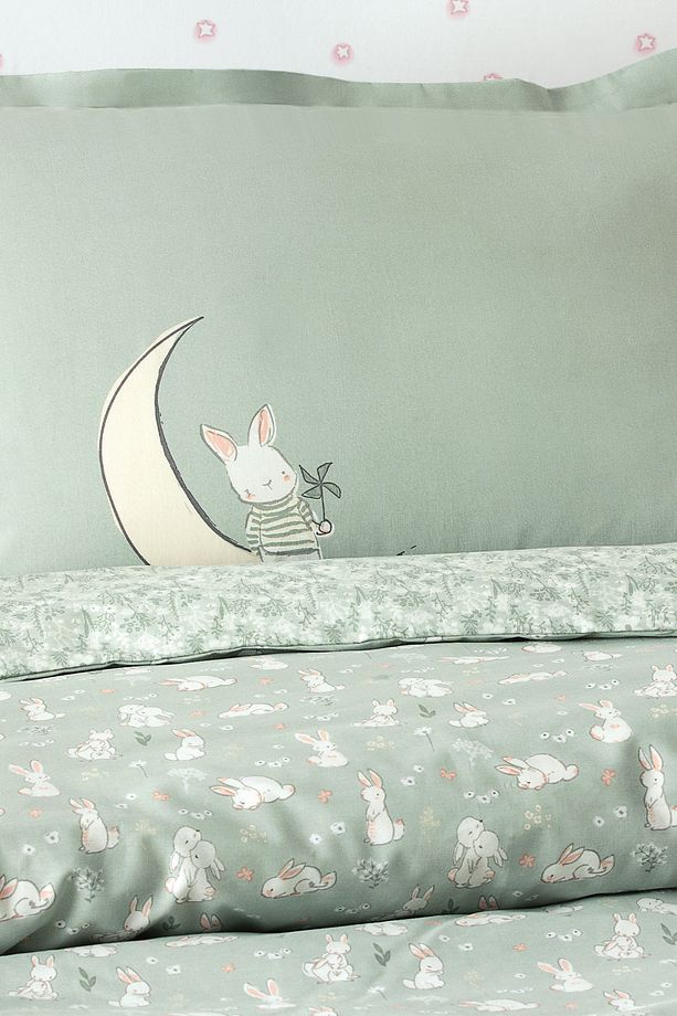 Rabbit Ranforce Tek Kişilik Nevresim Takımı - 3