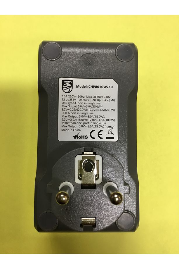 Aşırı Gerilim Adaptörü CHP8010W/10 1X USB-c 2X USB-A PD20WQC 3.0 - 4