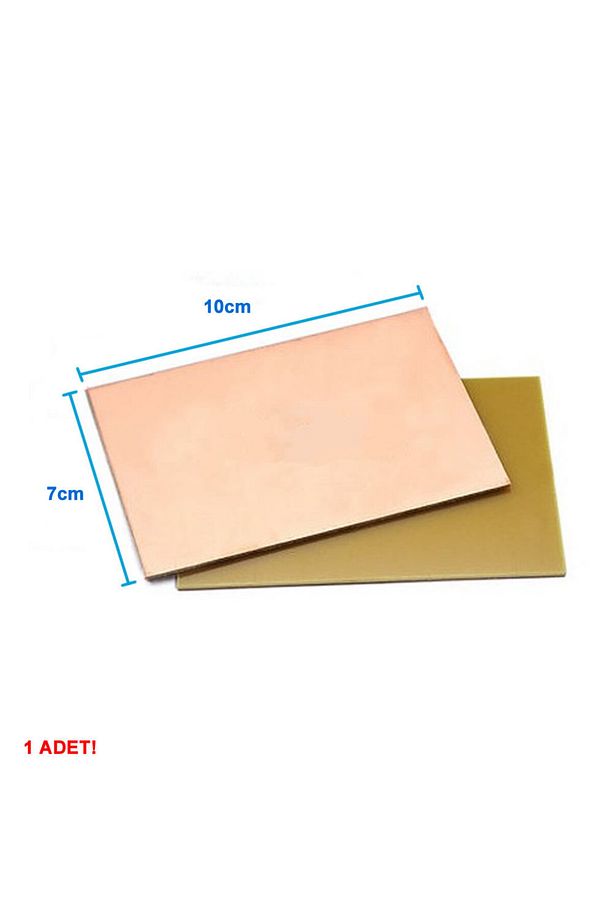 7x10cm Tek Yüz Bakır Plaket Pcb Elektronik Baskı Devre Prototip Test Deney Deneme Kartı Fr4 Levha - 8