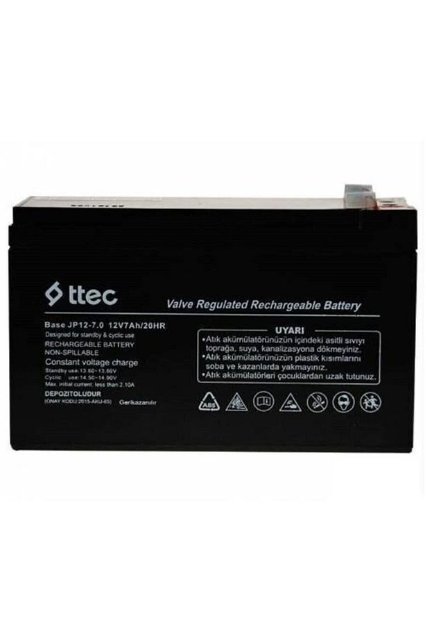 12v 7ah 12 Volt 7ah Amper Kuru Tip Bakimsiz Akü Pi?l Batarya 65 X 151 X 94 Mm - 4