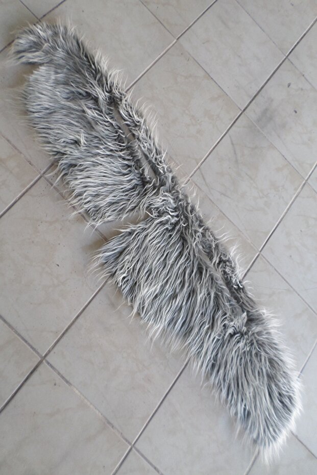 Tofaş Low Torpedo Cover Long Shaggy Plush Fabric Gray