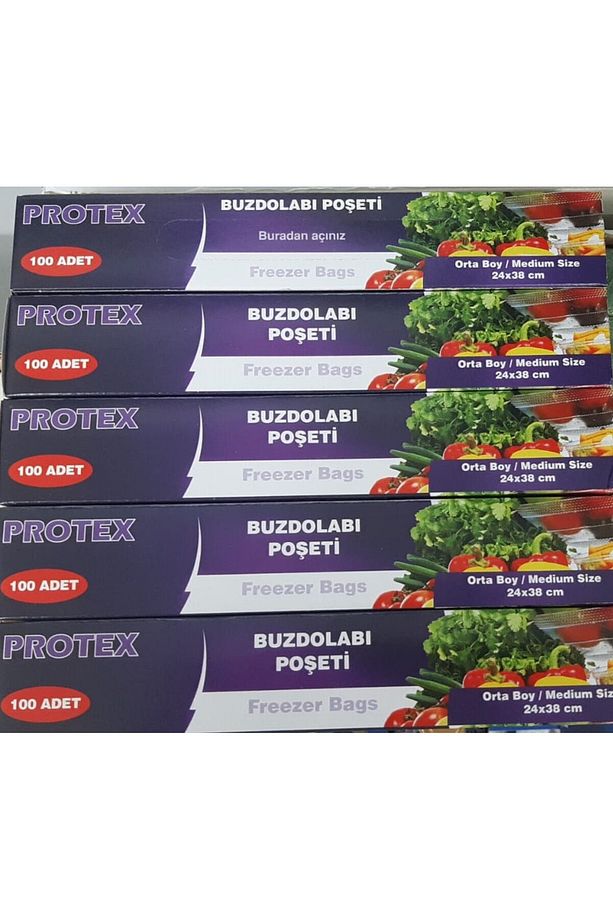 BUZDOLABI POŞETİ PROTEX 5 Lİ 500 ADET - 1