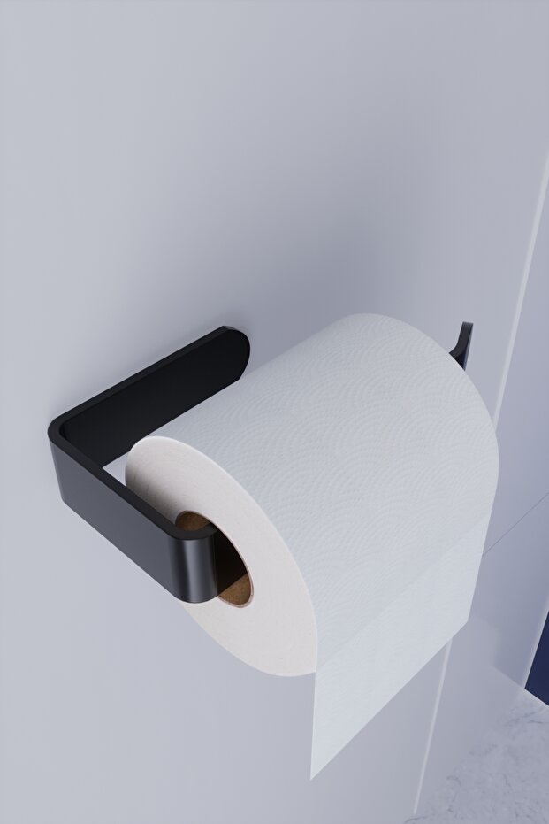 Stainless Adhesive Luxury Design Laminate Toilet Roll Holder Home Bathroom Organizer