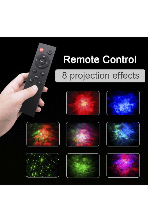 Astronot Projektör Led Star Projector Night Lights Gece Lambası 8 Farklı Mod Nebula Işık - 2