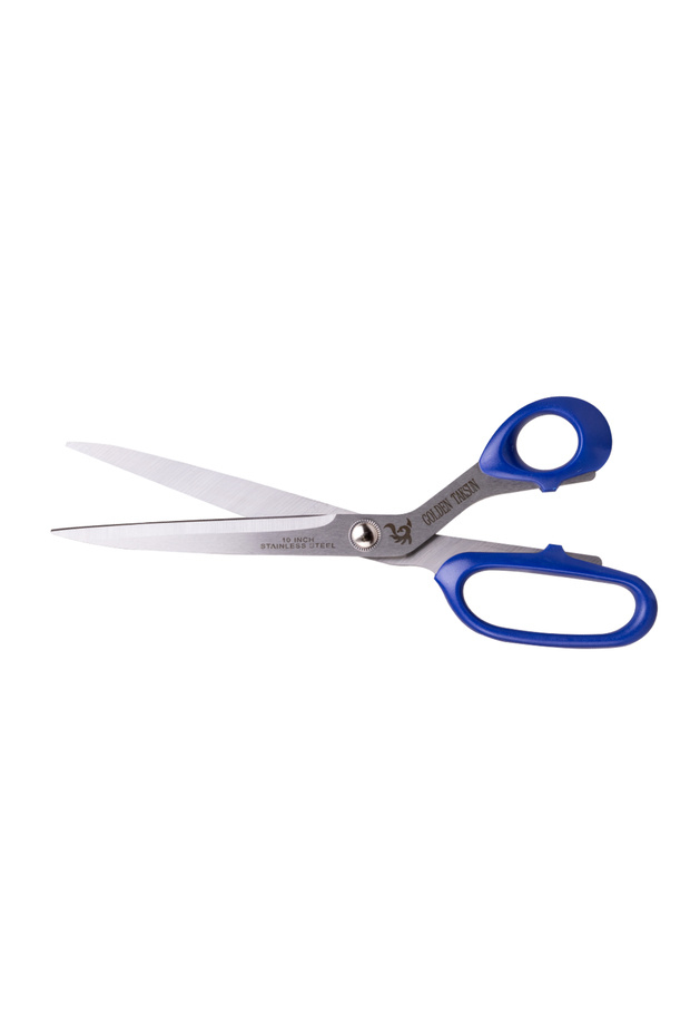 Steel Tailor Scissors 25 Cm - 10 inch Tailor Scissors - Fabric Scissors - BLUE