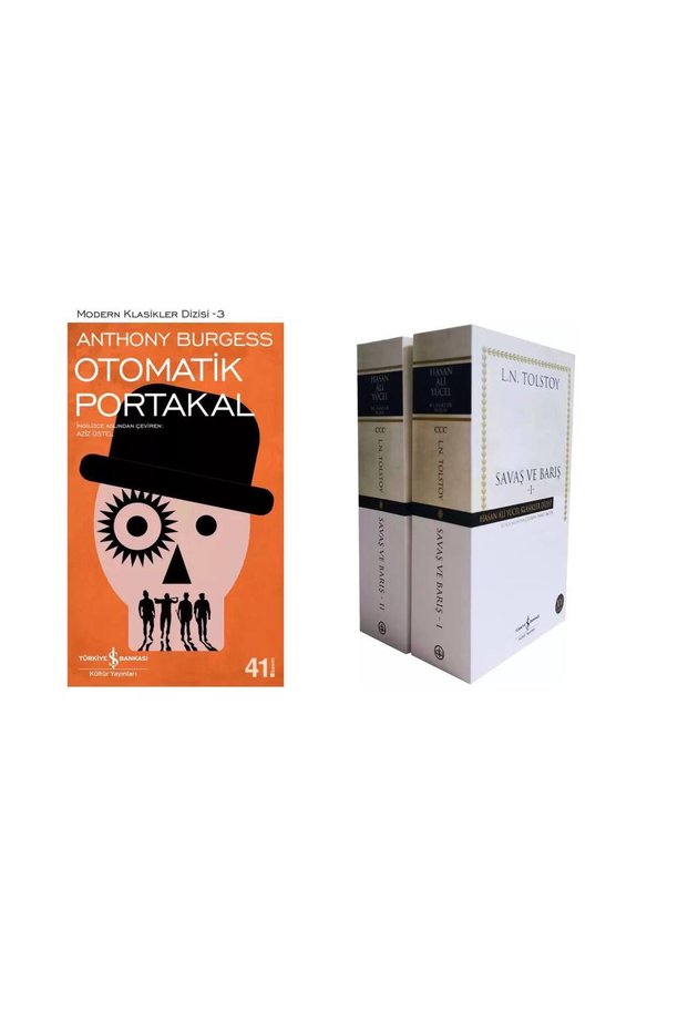 Otomatik Portakal Anthony Burgess - Savaş ve Barış 2 Volume Set Lev Nikolayeviç Tolstoy
