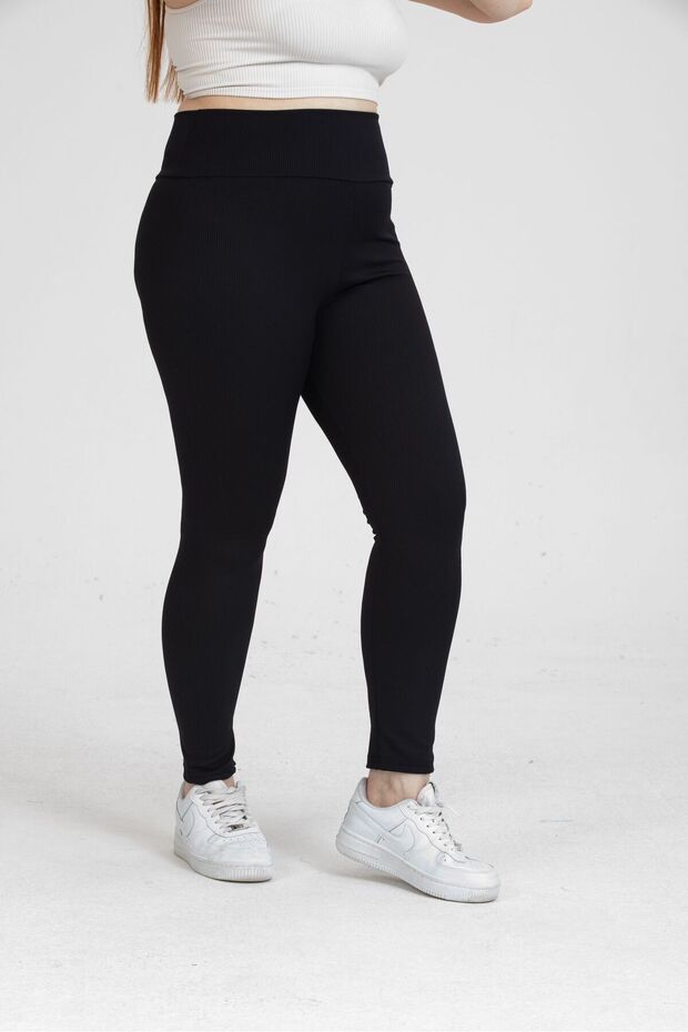 women's plus size wide belt high waist rosed twill leggings