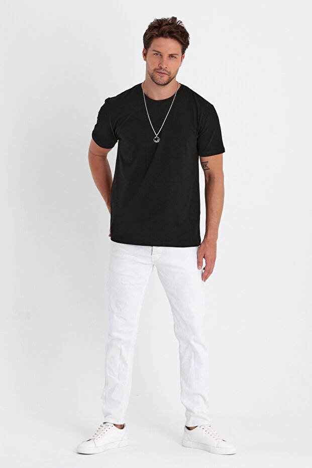 Erkek Basic Tişört Düz Klasik - 4