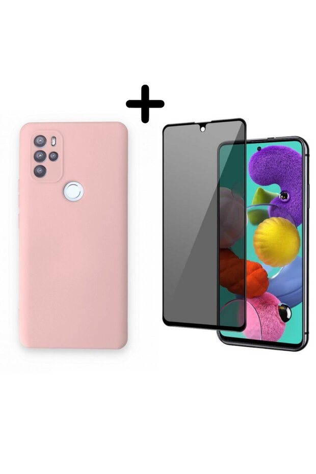 Omix X300 Launch Velvet Phone Case and Ghost Full Covering Glass Screen Protector