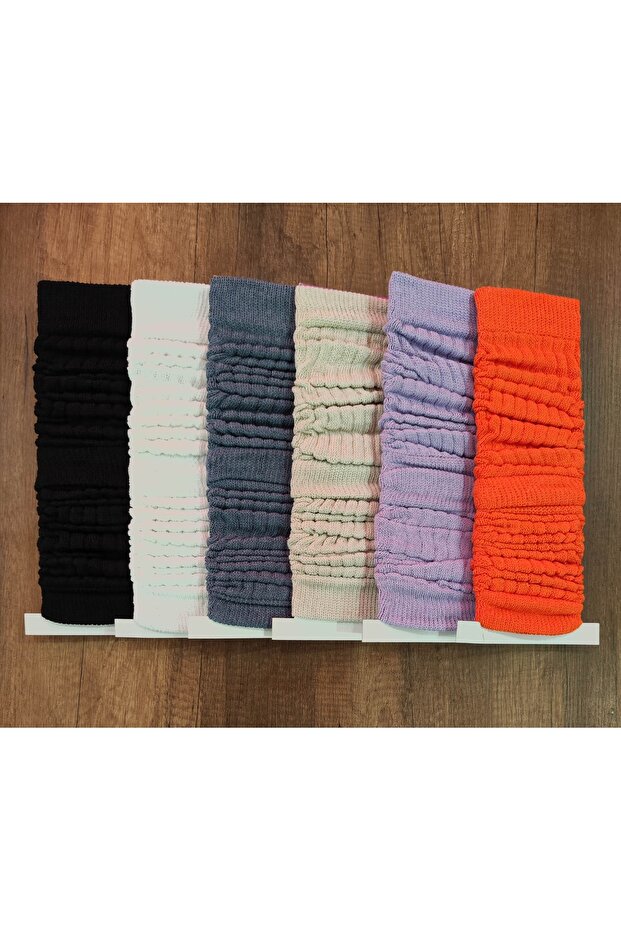 Leggings Cotton Flexible Colorful 6 Pair Yogo Plates