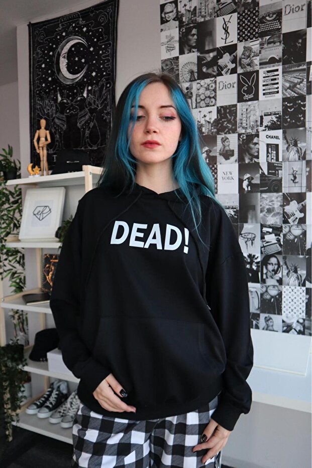 Dead Sweat Sweatshirt 3-Thread Hoodie Gofeel