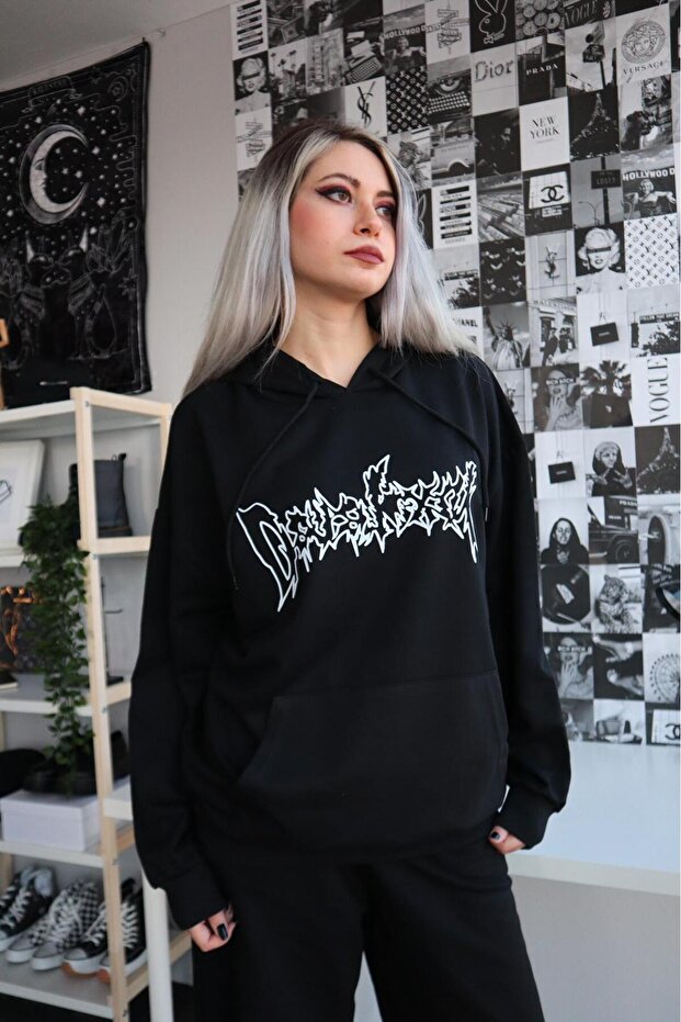 Djddhjd Sweat Sweathsirt 3 Thread Hoodie Gofeel