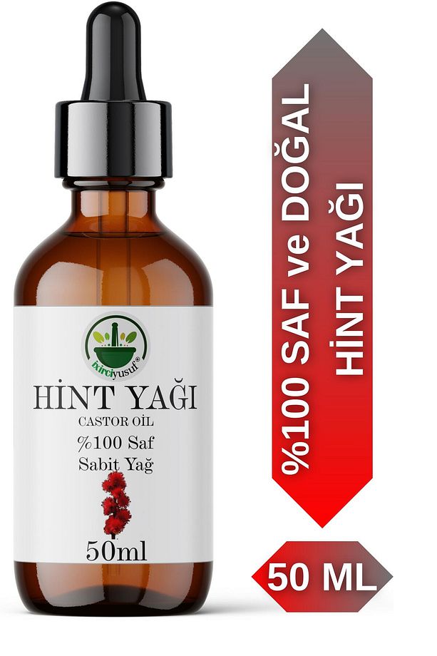 Soğuk Sıkım Hint Yağı %100 Saf Ve Doğal (50ML) - 1