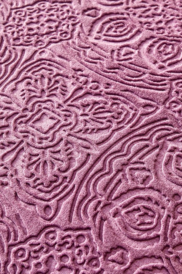 Scala Mürdüm Çift Kişilik Embosy Battaniye - 2
