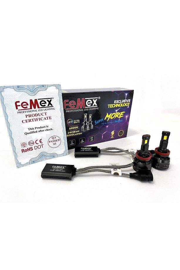 Super More Csp SUPERIOR ETI Chipset H8/11 Radyatör Soğutmalı ExtRa PerFormans Led Xenon - 4