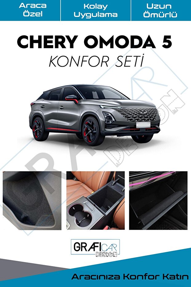 Chery Omoda 5 Comfort Set Car Interior Goods Pockets Sound Eliminator Insulation Coating Set