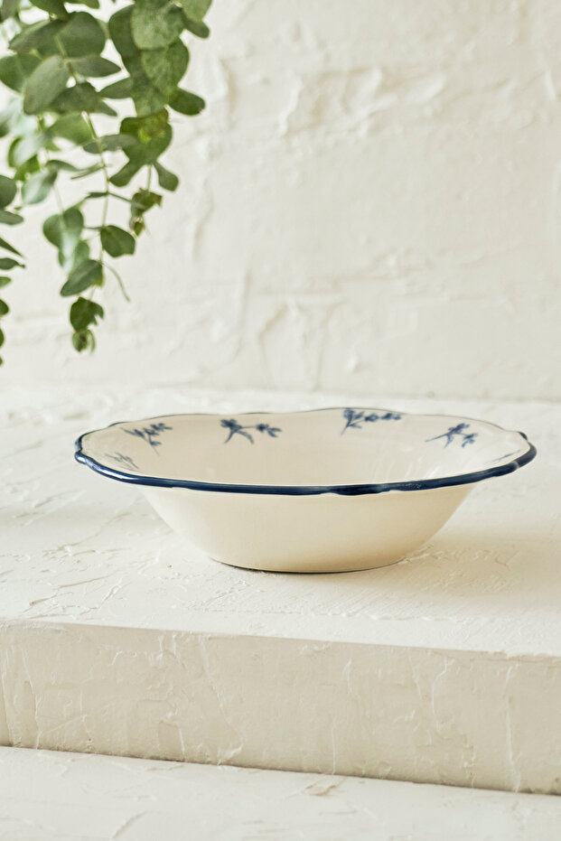 X Bella Maison Beyond Blue Porselen Salata Kasesi 25cm TPHAW26KSE00000 - 2