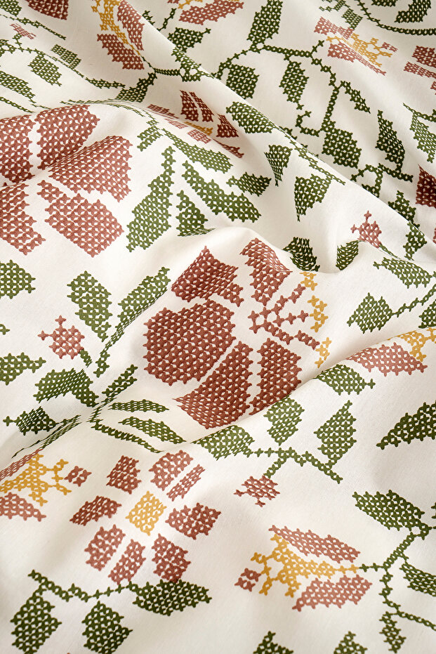 X Bella Maison Peony Çift Kişilik Nevresim Seti 200x220cm TPHAW26CKN00021 - 4
