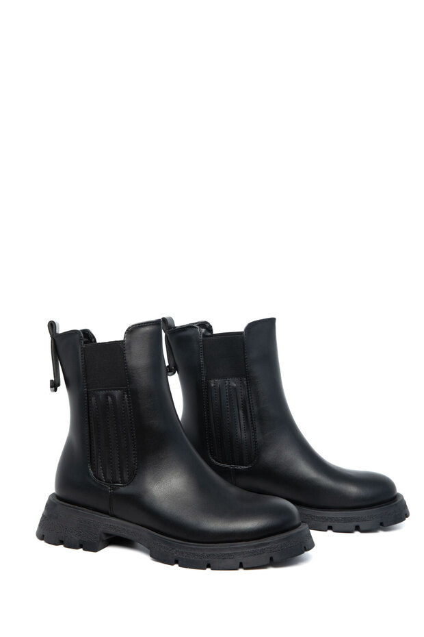 Siyah Kadın Bot & Bootie 21039 - 3