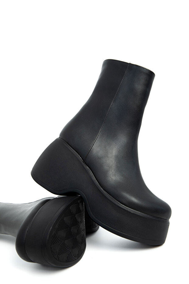 Siyah Kadın Bot & Bootie 21087 - 4
