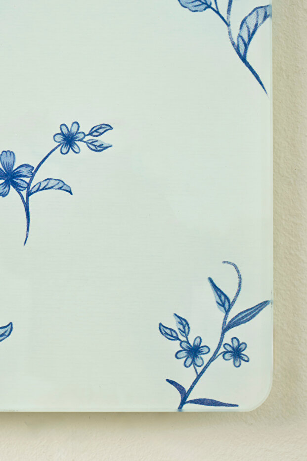 X Bella Maison Beyond Blue Cam Kesme Tahtası 35x25cm TPHAW26KTH00000 - 3