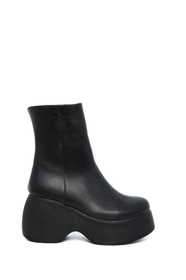 Siyah Kadın Bot & Bootie 21087 - 5