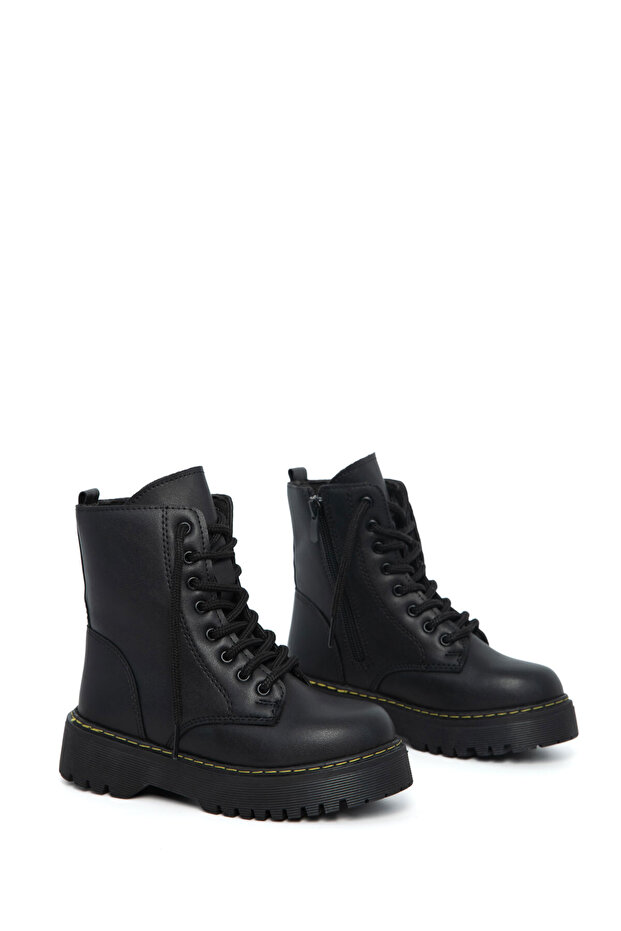Siyah Çocuk Bot & Bootie 21076 - 3