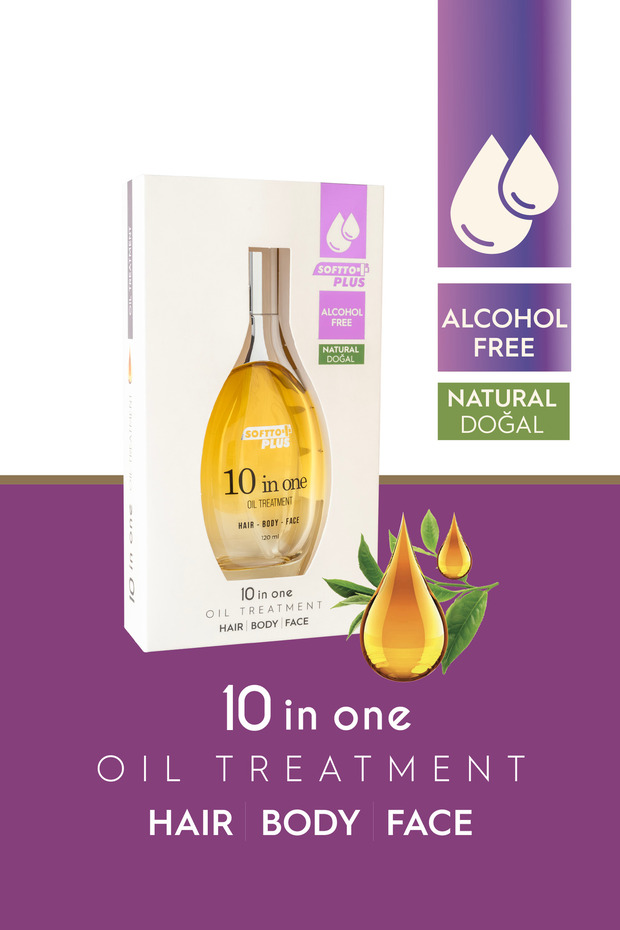 10 ın 1 Değerli Yağ İçerikli Saç Vücut ve Yüz Bakım Yağı 120 ml - 3