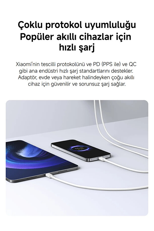 90W HyperCharge Power Adapter (3-Port) EU 2× USB-C + 1× USB-A Hızlı Şarj Adaptörü - 6