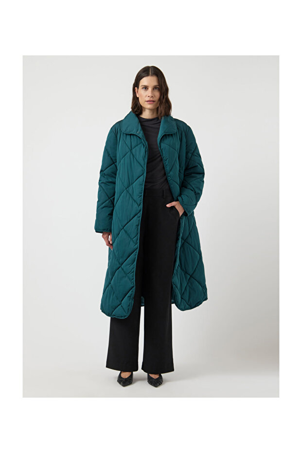 YASSELURA LS DŁUGI PŁASZCZ Z WYŚCIÓŁKĄ S. NOOS - 4