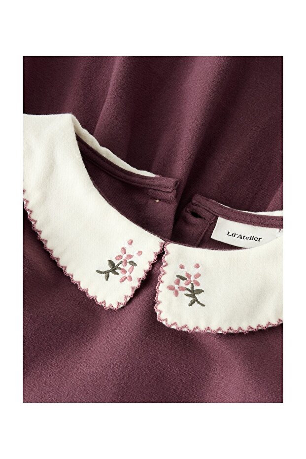 Sukienka NMFREBEL LS SOLID LIL - 3