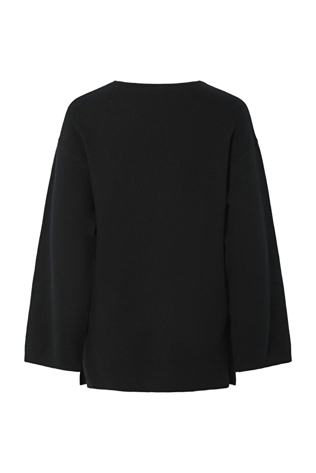 YASELMA LS V-AUSSCHNITT STRICKPULLOVER S. NOOS - 1