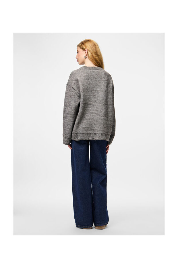 Pcorly Ls O-Neck Oversize Knit Pwp Bc - 4