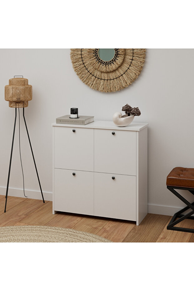 Cube Ayakkabılık Beyaz - 6