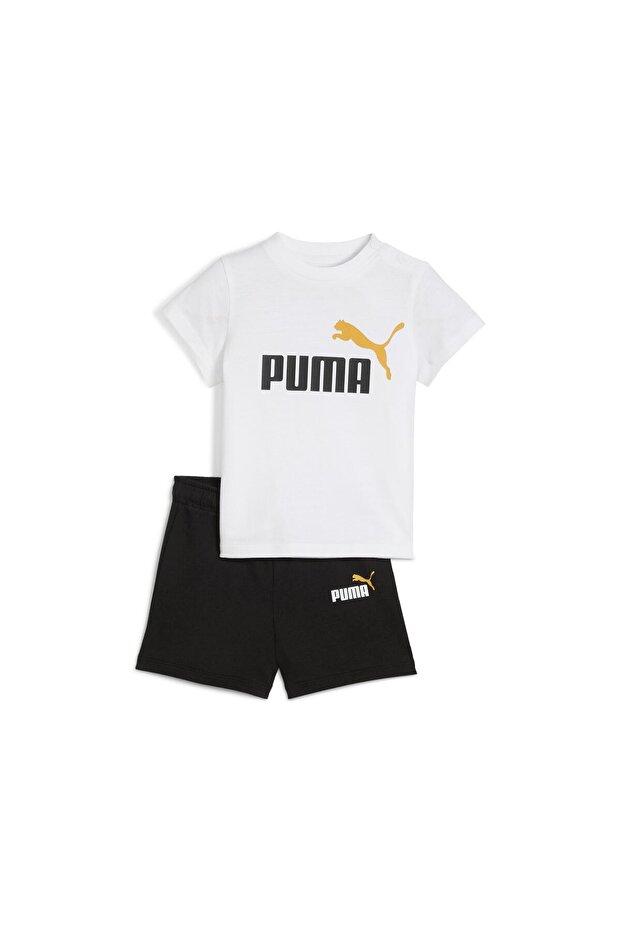 طقم تيشيرت وشورت MINICATS ESS من INF PUMA