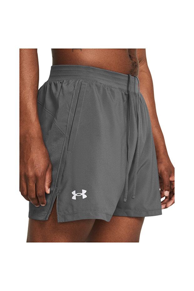 Launch 5 Erkek Gri Koşu Şortu - 1