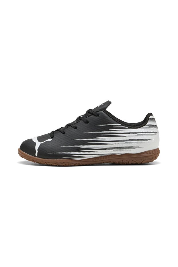 حذاء ATTACANTO II IT Jr باللون الأسود والأبيض من PUMA