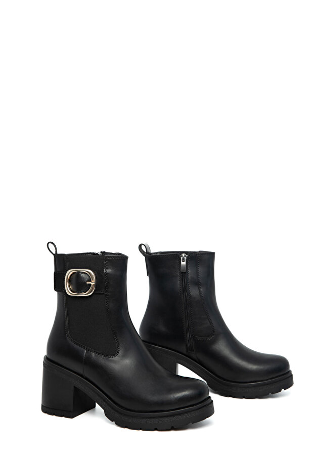 Siyah Kadın Bot & Bootie 21090 - 1