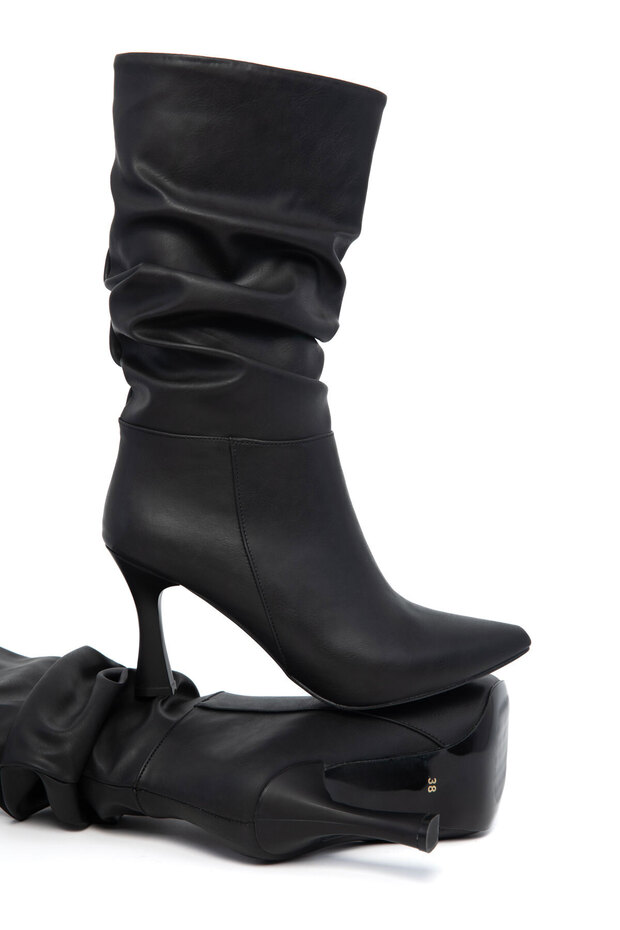 Siyah Kadın Bot & Bootie 21151 - 3